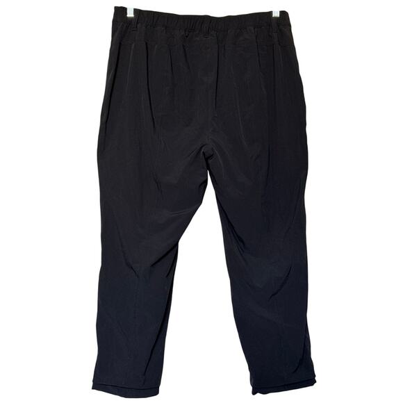 Talbots Fleece Lined Pants Black Softshell Athletic Warm Size 16WP EUC - Picture 6 of 11